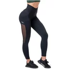 Women’s High-Waisted Leggings Nebbia Mesh 573 - Black