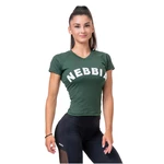 Women’s T-Shirt Nebbia Classic Hero 576 - Dark Green