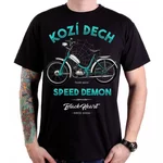 Koszulka T-shirt motocyklowy BLACK HEART Kozí dech