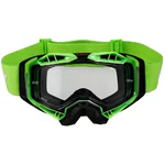 Motocross Goggles LS2 Aura Black H-V Green Clear Lens