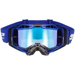 Motocrossbrille LS2 Aura Pro Schwarz Blau Iridium Glas