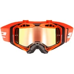 Motokrosové okuliare LS2 Aura Pro Black Orange irídiové sklo