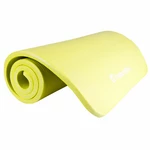 Antypoślizgowa Mata do ćwiczeń inSPORTline Fity Gruba i miękka 1,5 cm - Zielono-żółty
