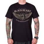 BLACK HEART Wings T-Shirt - schwarz