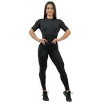 Damski sportowy strój jednoczęściowy kombinezon Nebbia INTENSE Focus 823 - Czarny