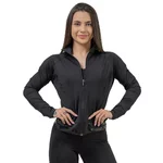 Dámská mikina na zip Nebbia INTENSE Warm-Up 833 - Black