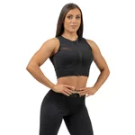 Dámský crop top s vysokou podporou Nebbia INTENSE Mesh 842