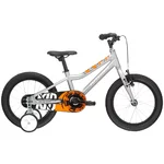 Kinderfahrrad Kross Racer 4.0 16" - Modell 2024 - silber