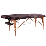 inSPORTline Taisage Massageliege 2-teilig aus Holz - braun