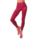 Boco Wear Burgund Plain Push Up Damen Leggings