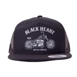 Čepice s kšiltem BLACK HEART Bobber BLK Trucker