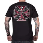 Triko BLACK HEART Heart Cross