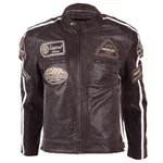 Ledermotorradjacke BOS 2058 braun - braun