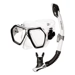 Sada na šnorchlování Aqua Speed Blaze+Borneo - White/Black