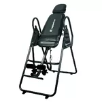 Gerincnyújtó pad inSPORTline Inverso, max 130kg, összecsukható, felhasználó 147-198cm, fém váz, párnázott, biztonságos - fekete