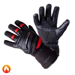 Ogrevane motoristične in smučarske rokavice W-TEC HEATamo - črna-rdeča
