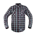 Košile W-TEC Black Heart Respector - černá s modrým pruhem