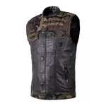 Moto vesta W-TEC Black Heart Regimento - tmavě šedá-kamufláž