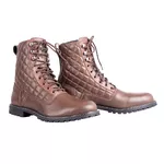 Dámské moto boty W-TEC Leocia Brown - hnědá