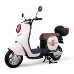 Skuter elektryczny Keren Beike 10" - brązowo-czerwony