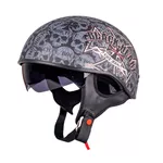 Moto přilba W-TEC Black Heart V535 Cross Skull