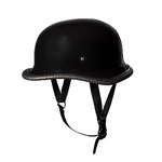 Retro otevřená moto helma Sodager DH-001 - černá lesk