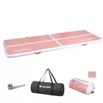 Ścieżka akrobatyczna do ćwiczeń Airtrack inSPORTline Airstunt 400x100x10 cm pink