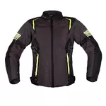 Letní moto bunda W-TEC Pelyes - šedá-fluo
