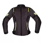 Dámská letní moto bunda W-TEC Jelsa - šedá-fluo
