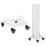 Stojan s kolečky pro infračervený LED panel inSPORTline Brister - rozbaleno - bílá