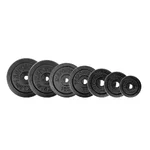 Obciążenia żeliwne inSPORTline Castblack 30 mm 0,5-20 kg