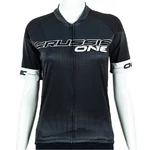 Women’s Short-Sleeved Cycling Jersey Crussis ONE - Black/White