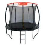 Solidna trampolina ogrodowa z siatką kompletny zestaw inSPORTline Flea 244 cm