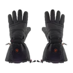 Glovii GS5 Beheizte Skihandschuhe aus Leder - schwarz