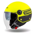 Přilba na cruiser Cassida Handy Plus Linear žlutá fluo matná/černá