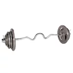 Olympic Plate-Loaded Barbell Set inSPORTline Triceps Combo 120 cm/50 mm 10,5- 56 kg