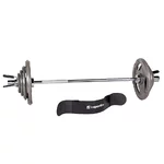 kétkezes súlyzó inSPORTline Biceps Ruberton 120 cm/50 mm 45 kg