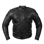 Bőr motoros kabát W-TEC Urban Noir - fekete