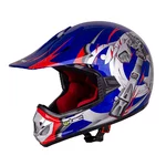 Młodzieżowy kask motocyklowy W-TEC V310 enduro - Blue Transformers