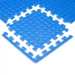 Puzzle mat inSPORTline Famkin (12 tiles, 18 edges) - Blue