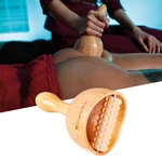 Lesena masažna bučka z valjčkom 2v1 inSPORTline Vitmar 100