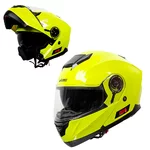 Výklopná moto přilba W-TEC Cullo - fluo žlutá