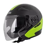 Kask motocyklowy otwarty z blendą W-TEC Neikko Black-Fluo