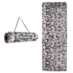 Exercise Mat inSPORTline Camu 173x61x0.8cm - Grey Camouflage