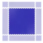 inSPORTline Puzzle Matte Einfach blau