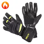 W-TEC HEATride Beheizte Handschuhe - schwarz-fluo green