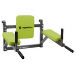 Wall-Mounted Dip Station 2v1 inSPORTline LCR-11114B - Green