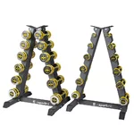 Single-Handed Dumbbell Set inSPORTline Yellsteel 2 x 1-14 kg