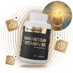 Doplněk stravy inSPORTline Magnesium+Vitamin B6, 90 kapslí