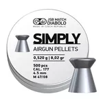 Diabolo JSB Simply 4,5 mm 0,520g 500ks